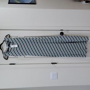 [NWT] EXIST Sleeveless Maxi Striped Dress Size S Yellow